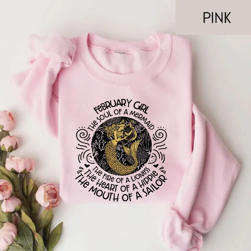 The Soul Of Mermaid - Personalized Shirt - Birthday Gift For Witch