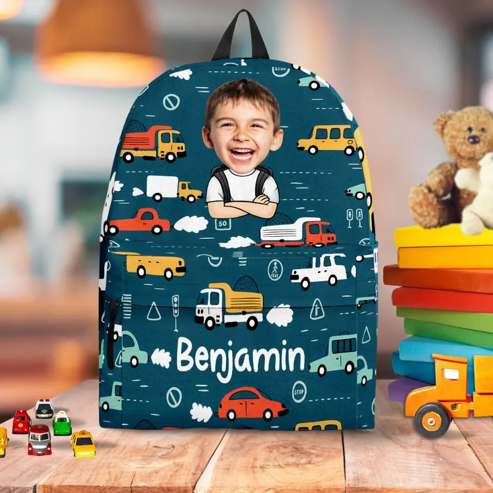 I'm Back - Personalized Custom Kid Backpack - Back To School Gift For Kid