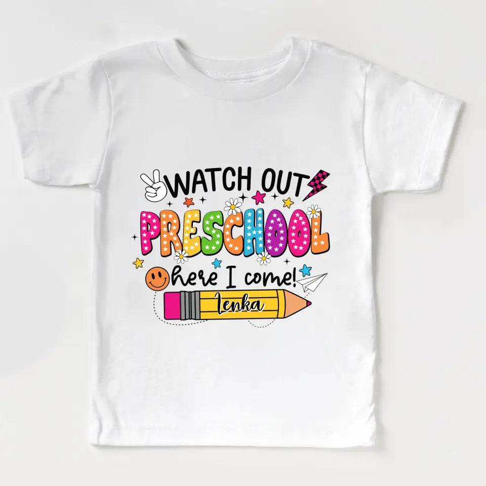 Watch Out Here I Come - Youth T-shirt - Back To School Gift