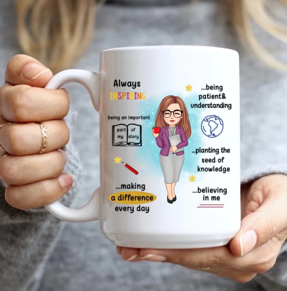 Thank You For Being Such A Great Professor - 11oz 15oz White Mug - Gift For Professor Teacher