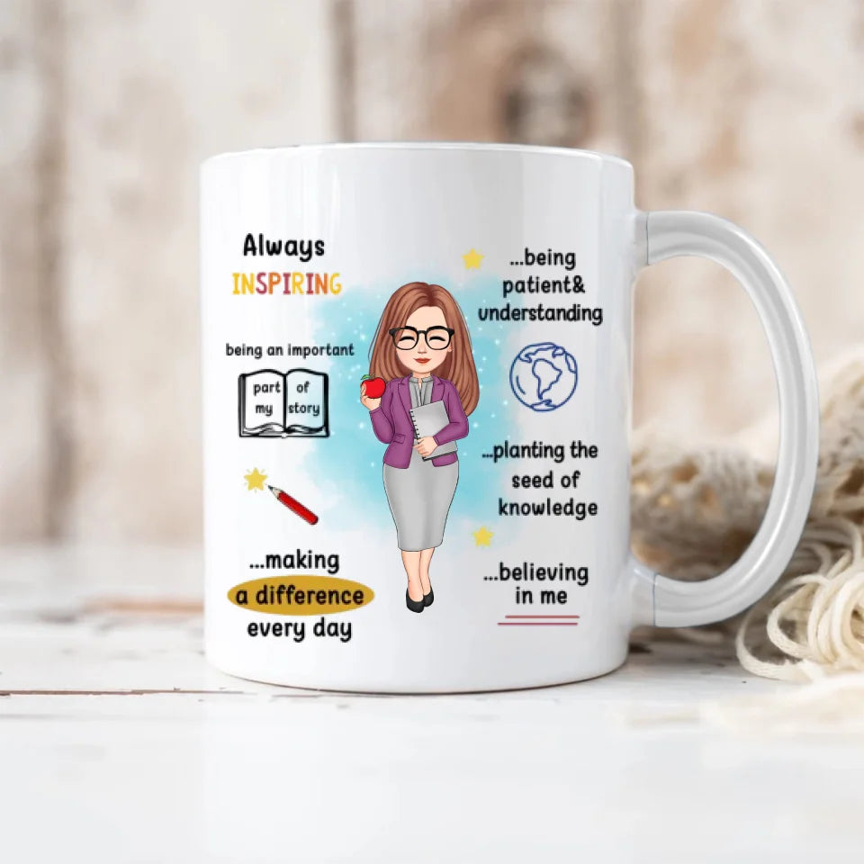 Thank You For Being Such A Great Professor - 11oz 15oz White Mug - Gift For Professor Teacher