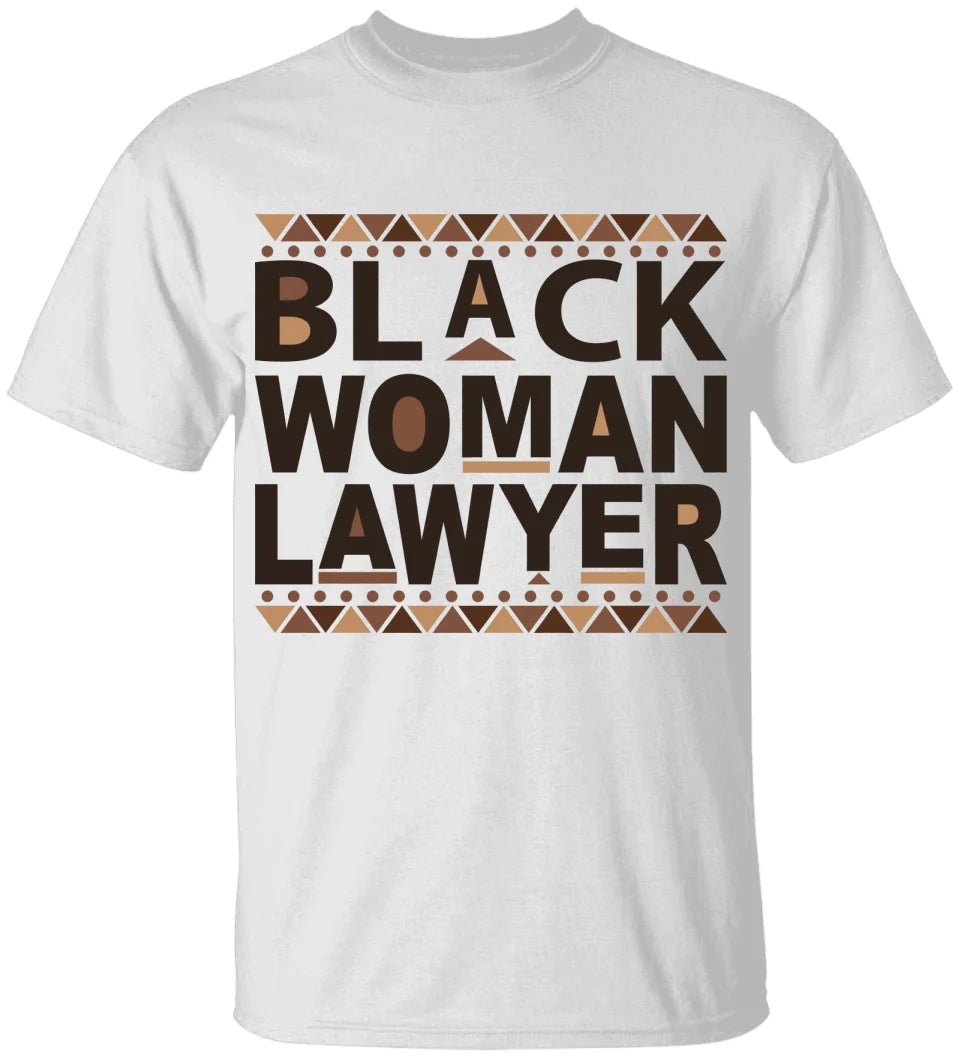 Black Woman Lawyer - Standard T-shirt - Gift For Lawyer