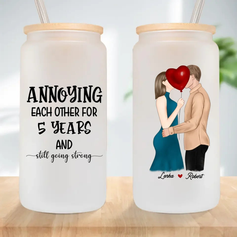 Annoying Each Other For Years - Personalized White Mug - Gifts For Her Him