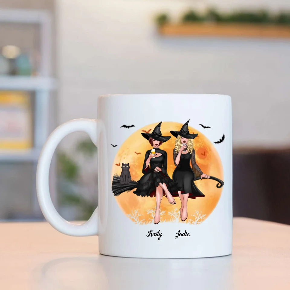 My Favorite Witches To Witch About Other Witches With - Personalized Mug - Witch Gift for Her, Gift for Witch Friends