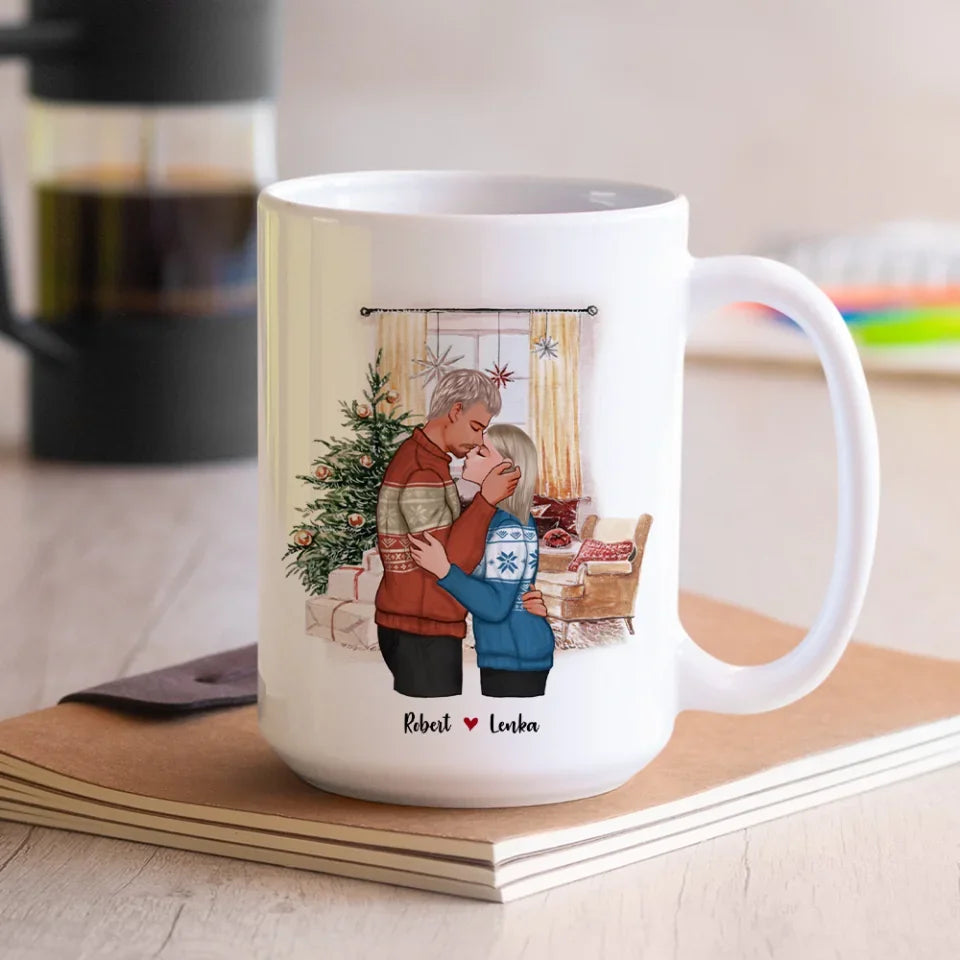 mockup-featuring-an-11-oz-colored-rim-mug-placed-next-to-a-muffin-33190