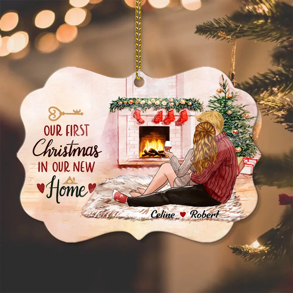 All I Want For Christmas Is You - Personalized Ornament - Gift For Couple Christmas