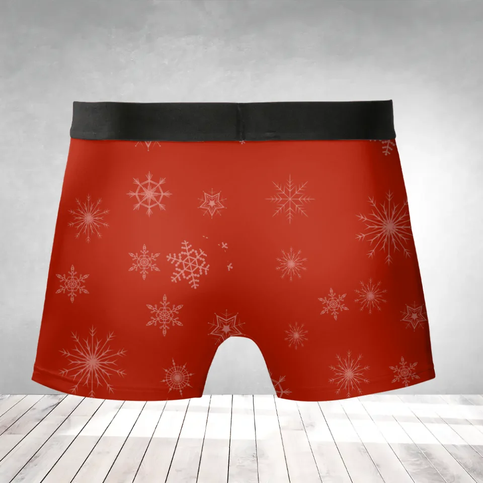 Huge Gift For Her - Personalized Men's Boxer - Funny Christmas Gift For Him Her