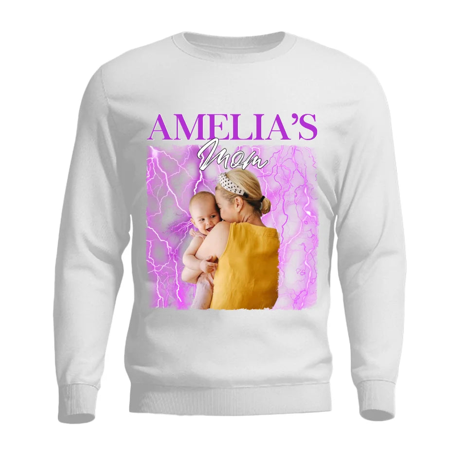 Personalized Bootleg Rap Shirts - Custom Upload Baby's Photo T-shirt - Gift for New Mom