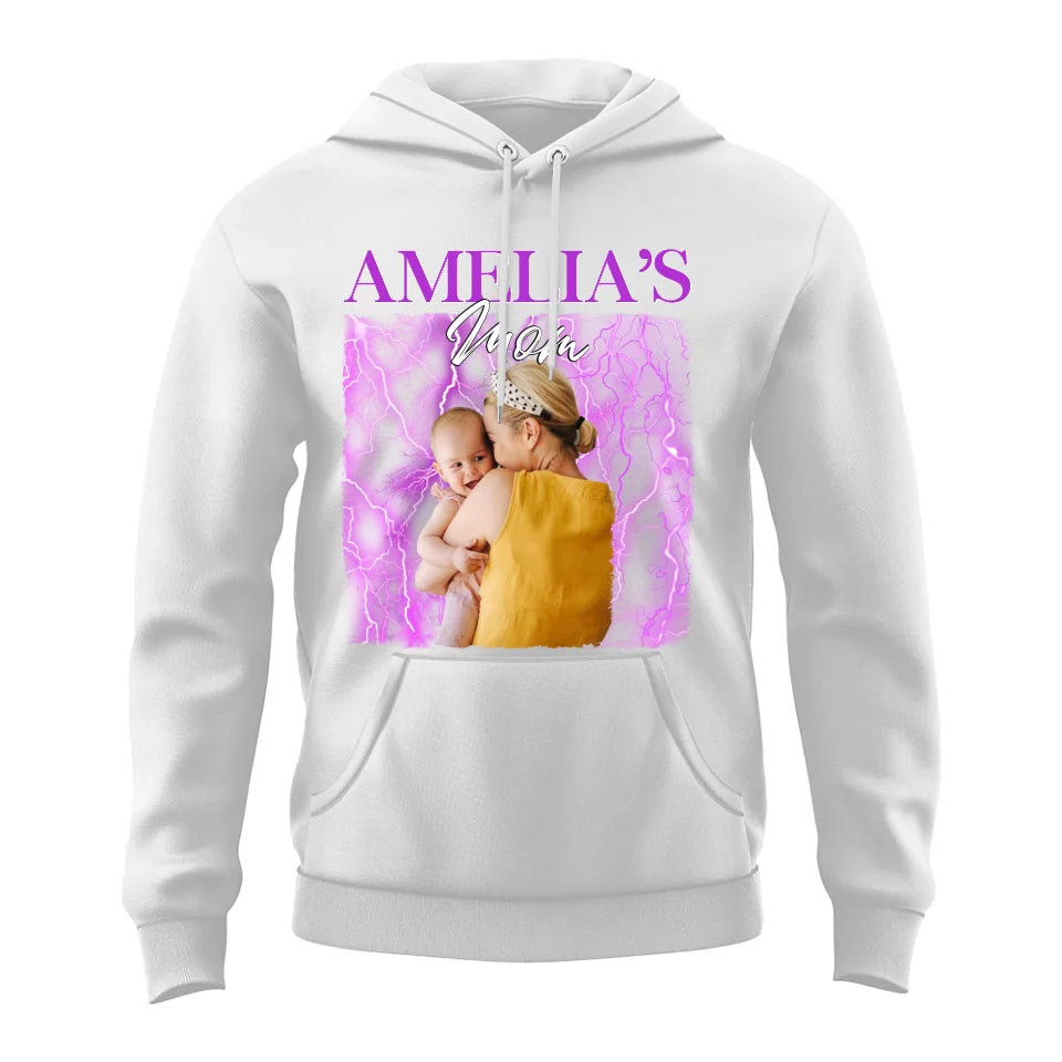 Personalized Bootleg Rap Shirts - Custom Upload Baby's Photo T-shirt - Gift for New Mom