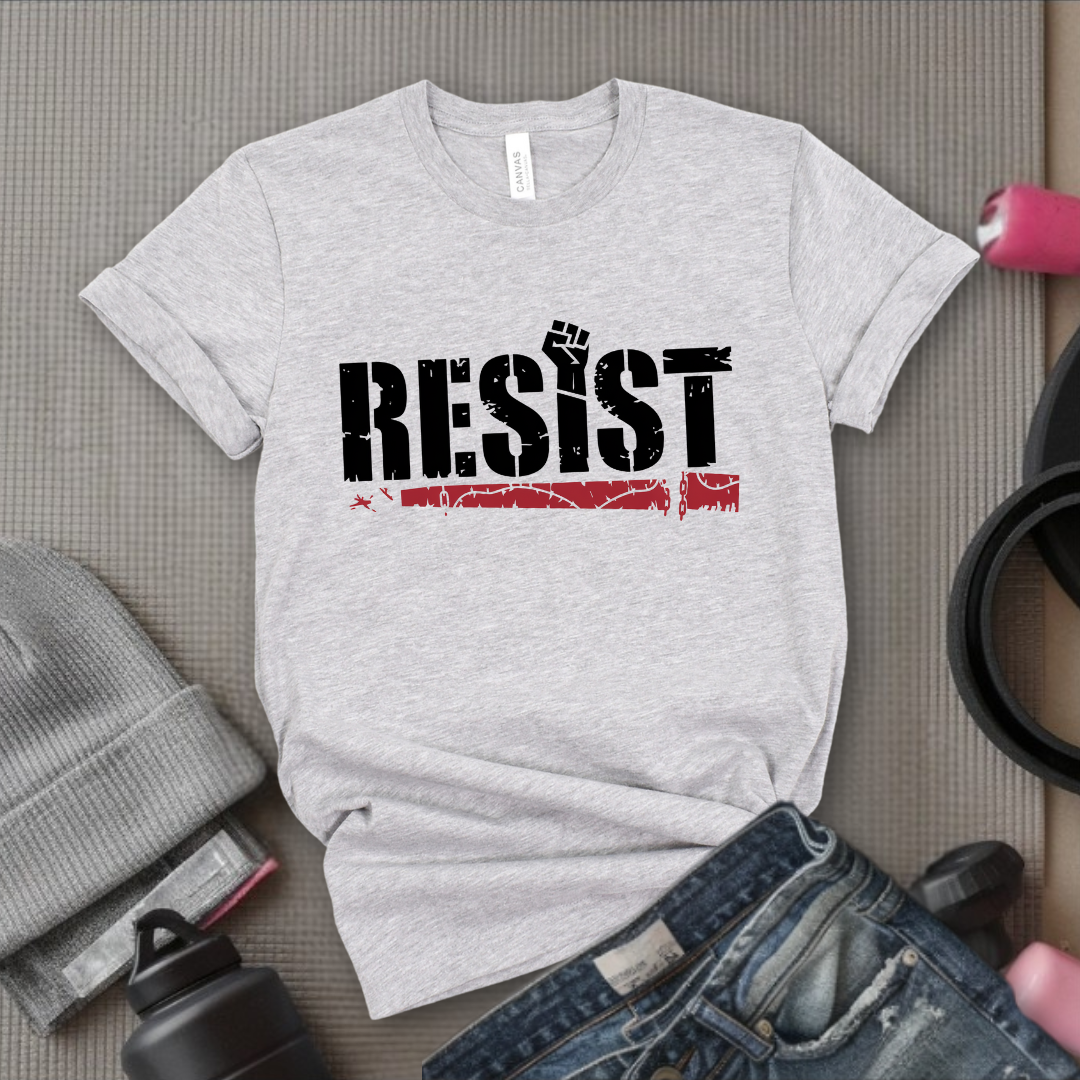 Resist Fist Hand T-shirt - Unisex Jersey Short Sleeve Shirt - Gift for Feminists - Resist Fist Hand T-shirt - Feminism Inspired Tee - Unisex Jersey Short Sleeve Shirt - - Bella Canvas 3001