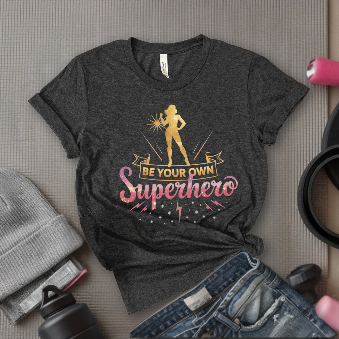 Be Your Own Superhero - Women Empowerment Tee - Gift for Her - Bella Canvas 3001