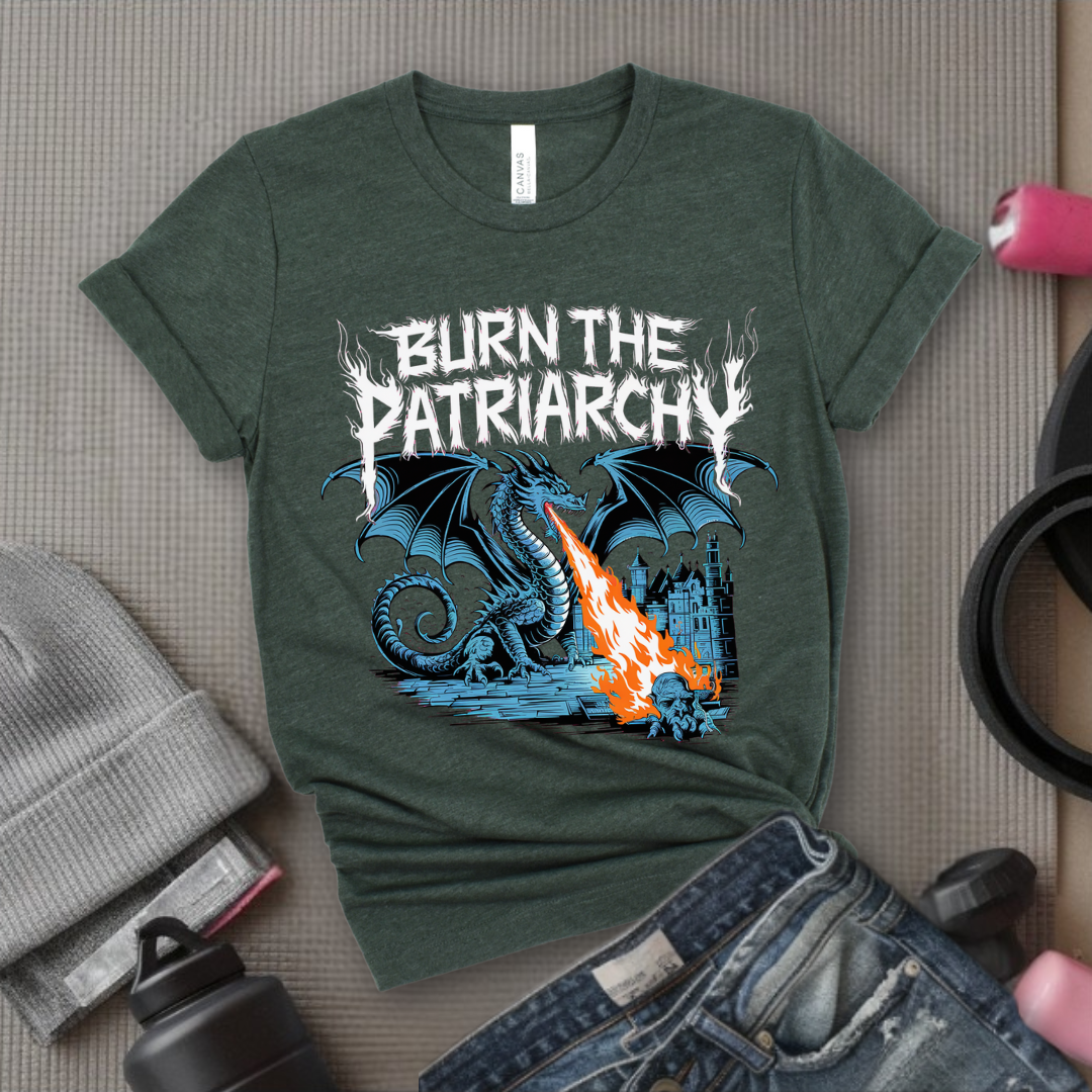 Burn The Patriarchy - Bold Women In History Tee - Mother's Day Gift - Gifts for Her - Feminist Tee - Bella Canvas 3001