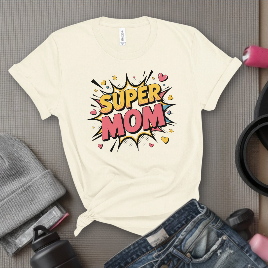 Super Mom Shirts Power Mom Shirts - Mother's Day Gifts - Women Empower Feminist Tee - Bella Canvas 3001