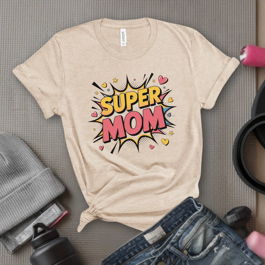 Super Mom Shirts Power Mom Shirts - Mother's Day Gifts - Women Empower Feminist Tee - Bella Canvas 3001