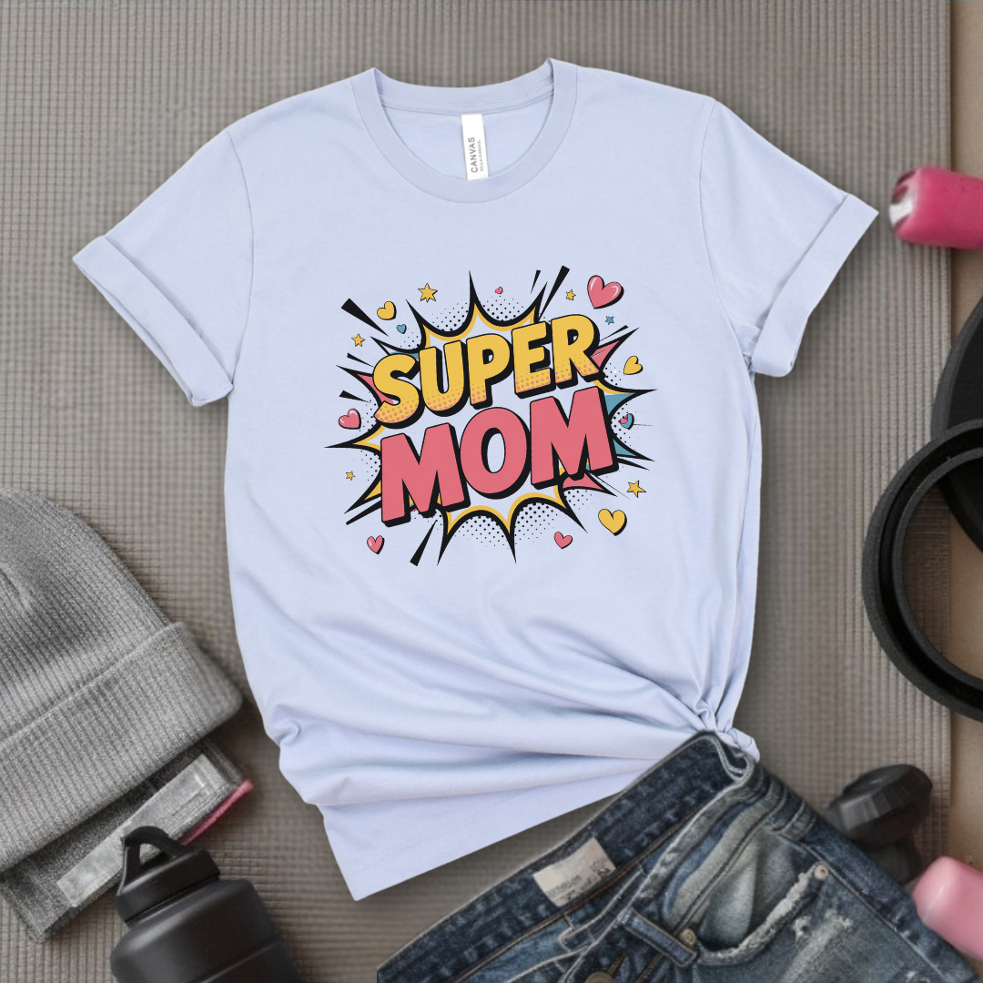 Super Mom Shirts Power Mom Shirts - Mother's Day Gifts - Women Empower Feminist Tee - Bella Canvas 3001