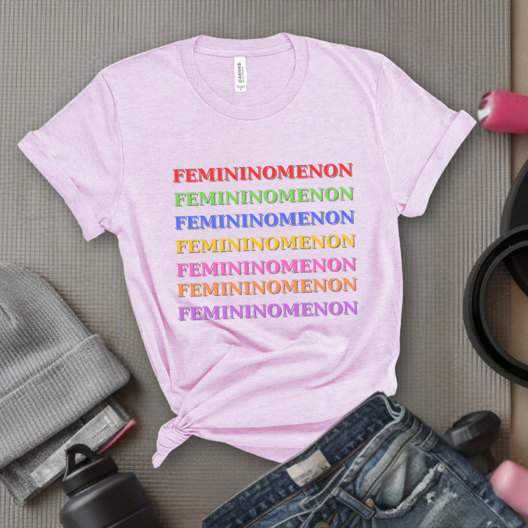 Femininomenon Shirt - Feminist T-Shirt - Women Empowerment Tee - Bella Canvas 3001