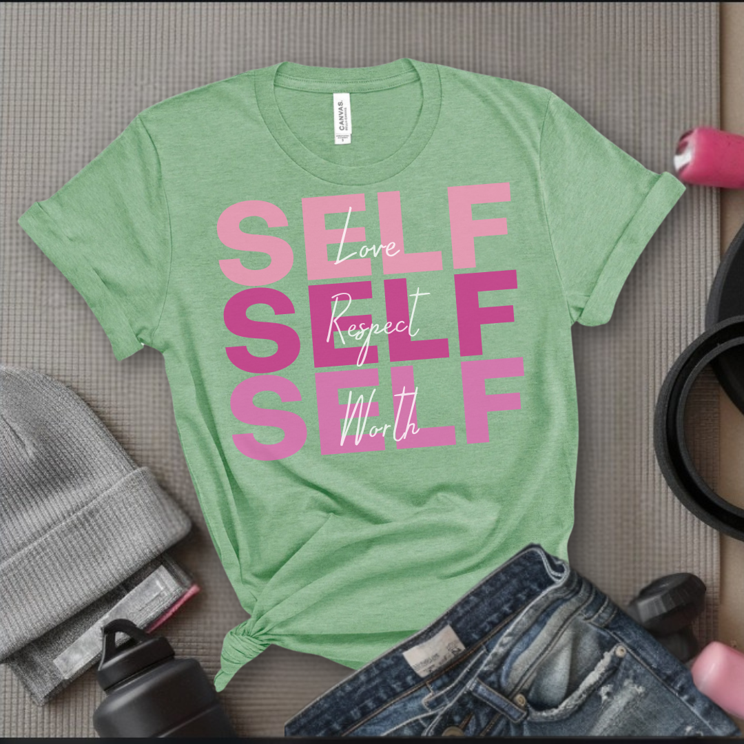 Empowering Self Love Tee - Unisex Jersey Short Sleeve Shirt - Bella Canvas 3001
