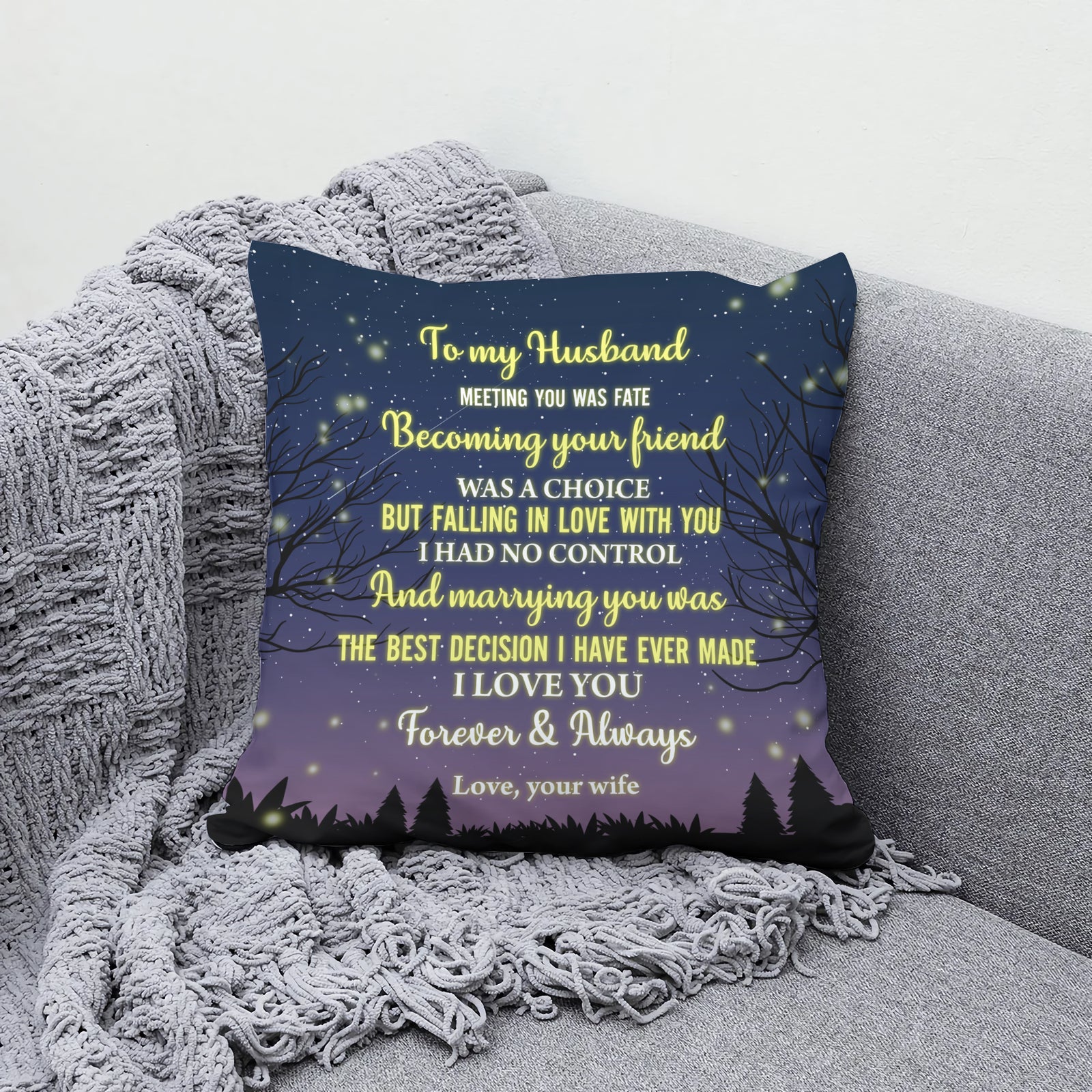 linen pillows for couple