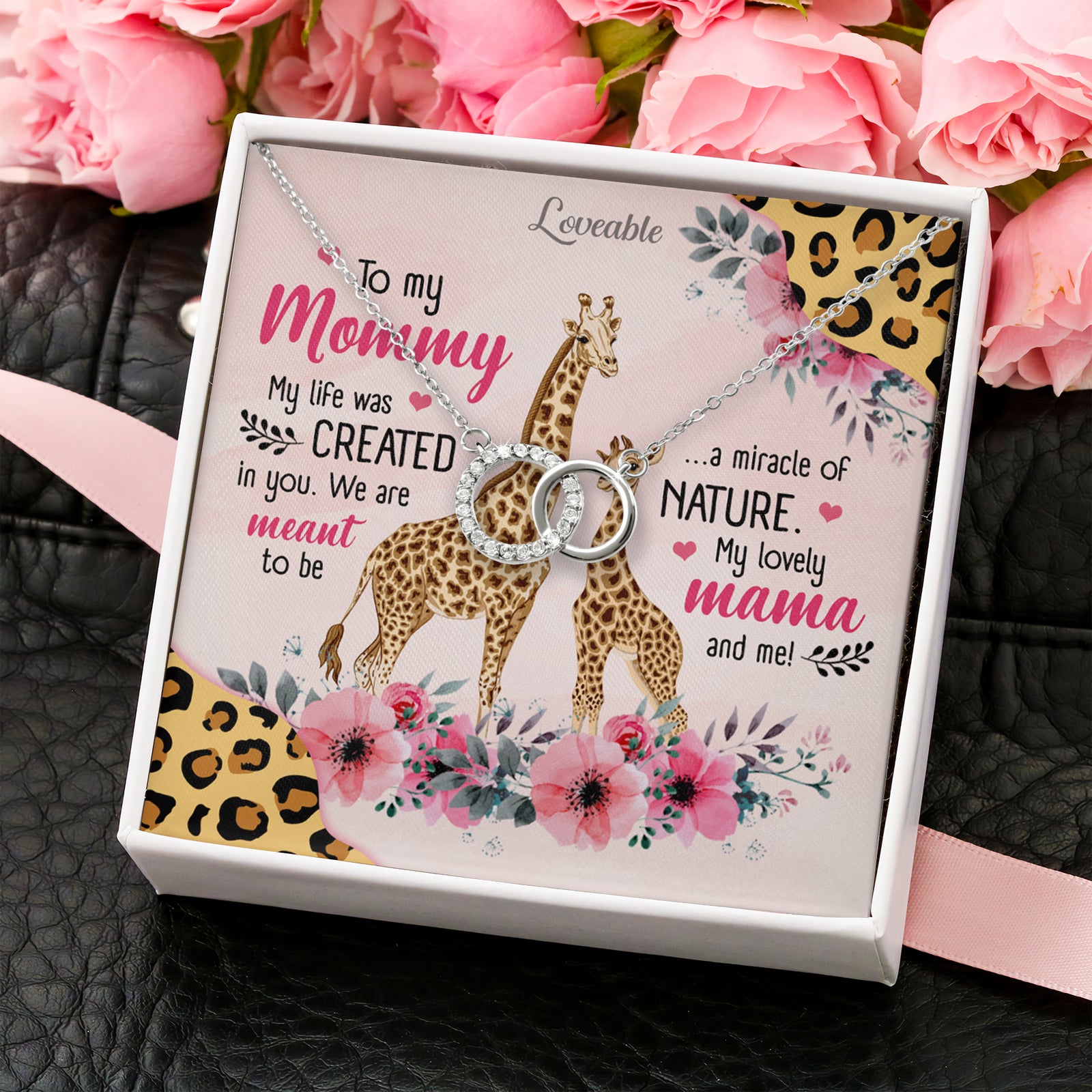 white gold my mom necklace