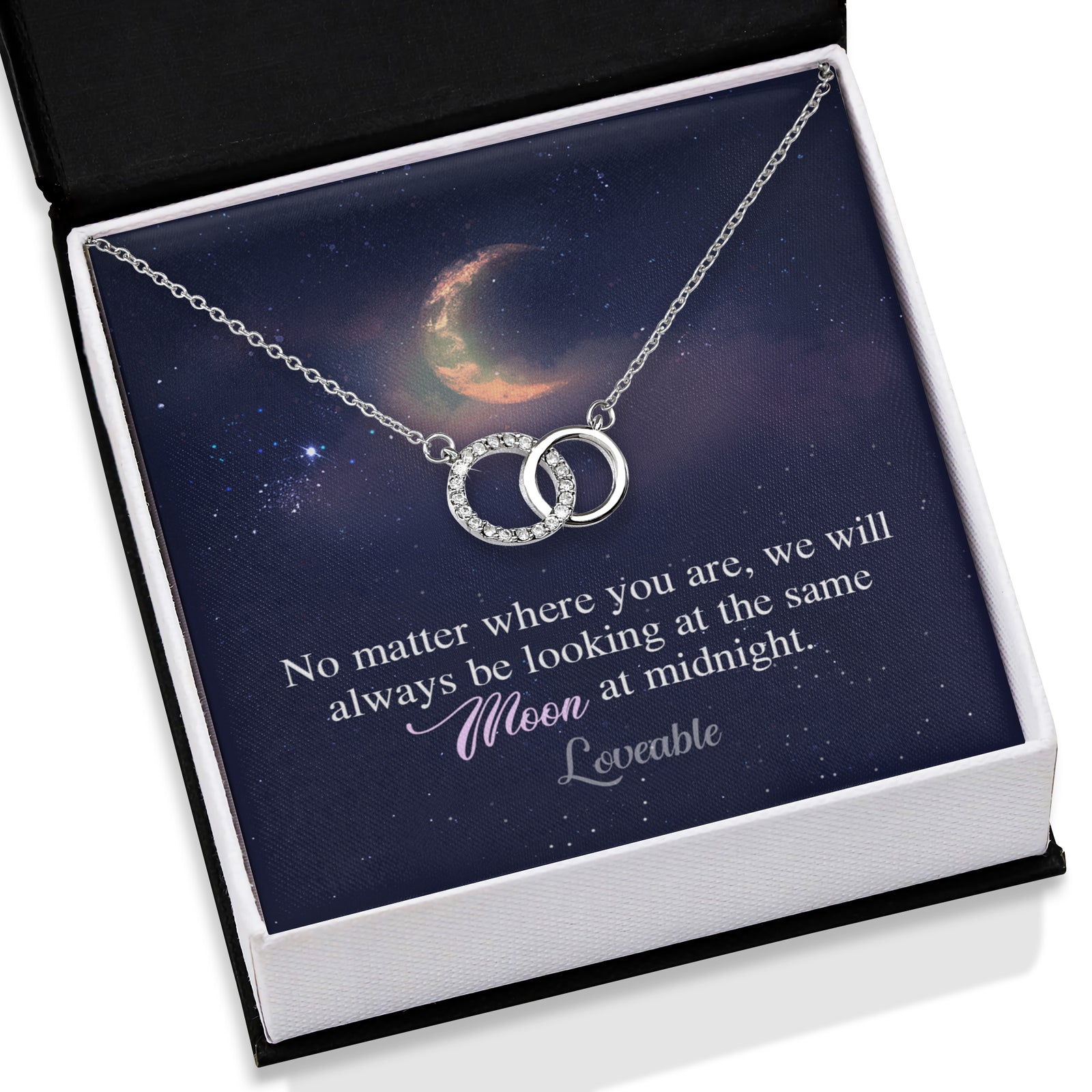 white gold my wife necklace