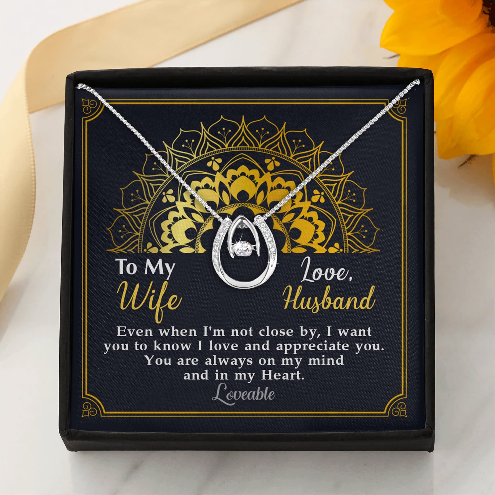 my love necklace white gold