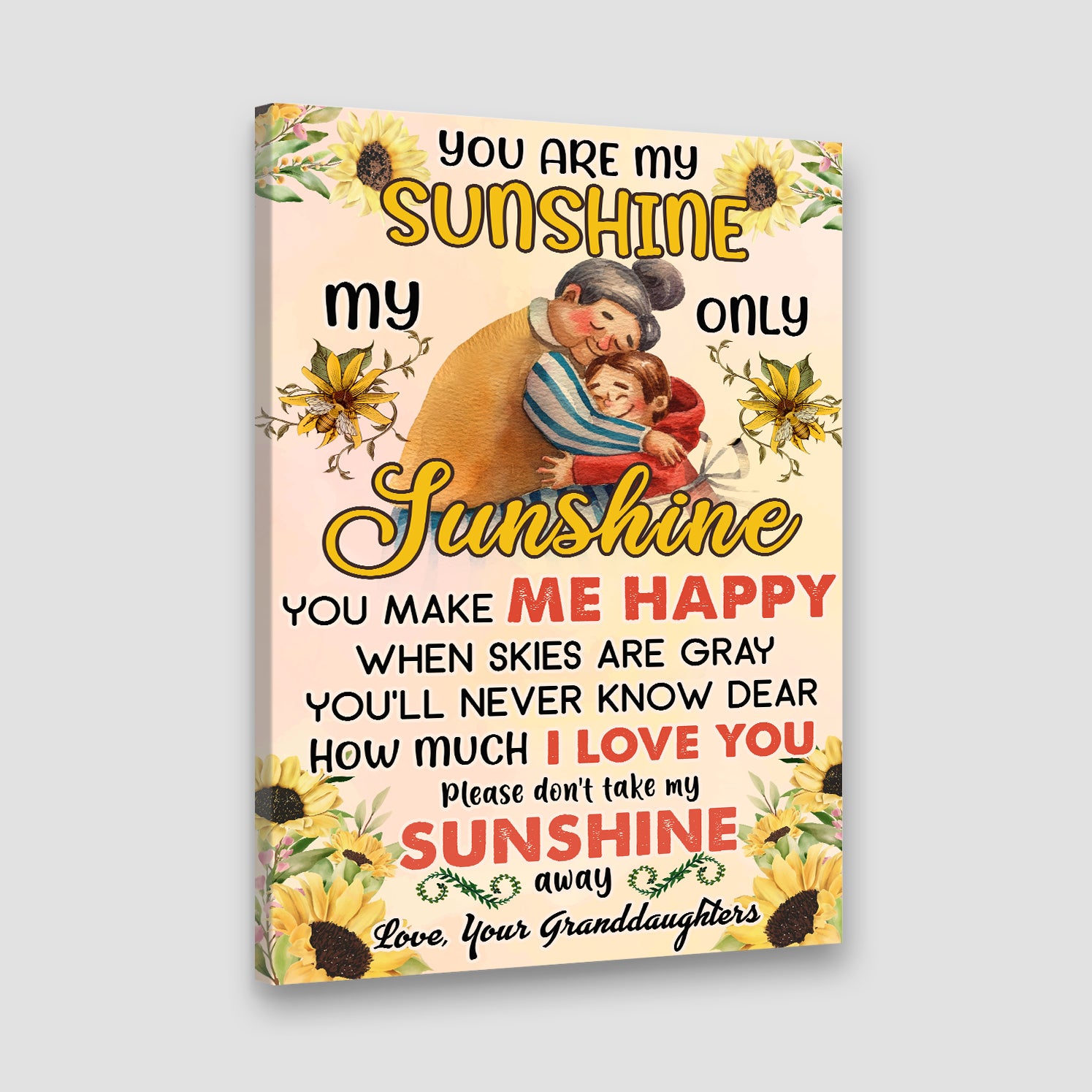 D Full Print Canvas / Poster - Gifts for Mom/ Grandma