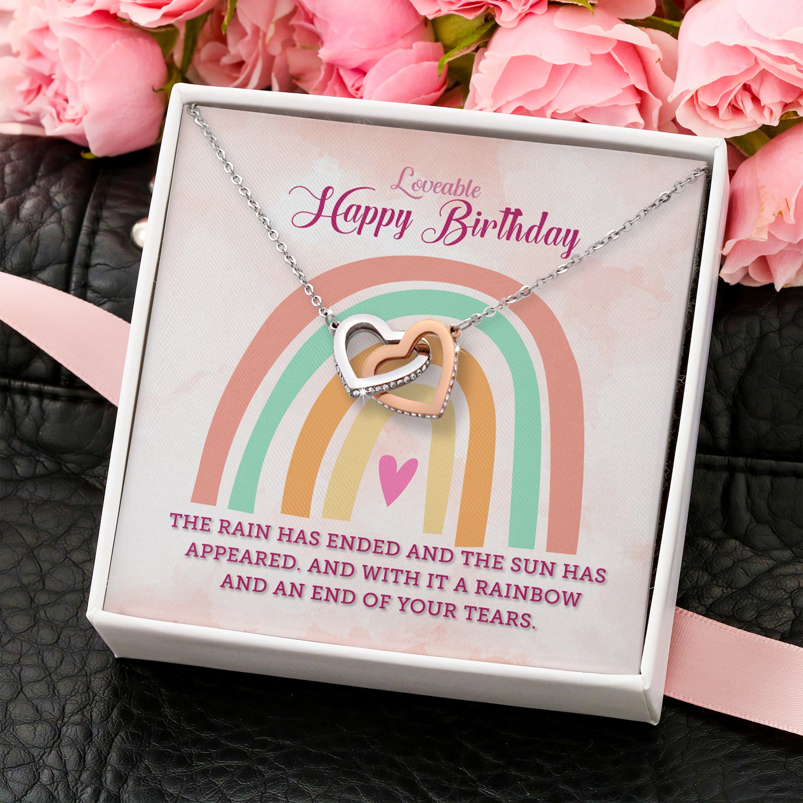 Happy Birthday - Personalized 25th Birthday Necklace