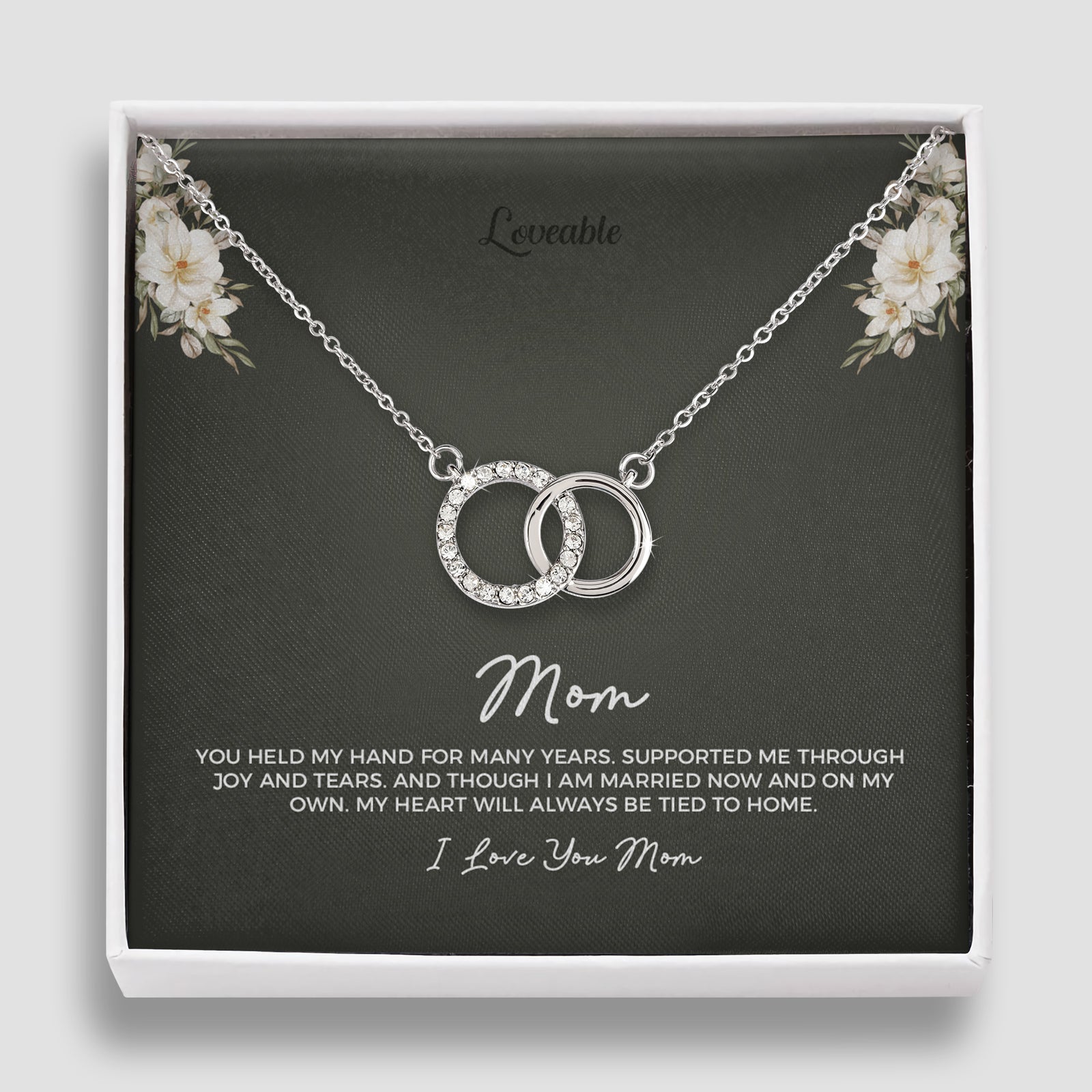 50th Birthday Personalized Necklace Gift For Woman
