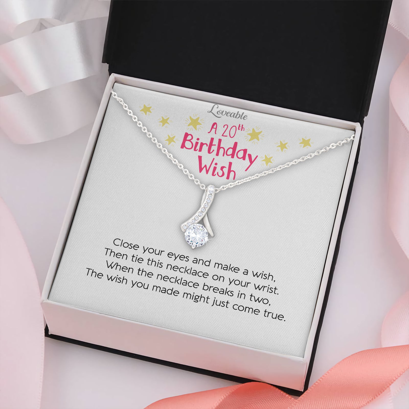 20th Birthday Wishes For A Daughter Special Necklace Birthday Gift For Her