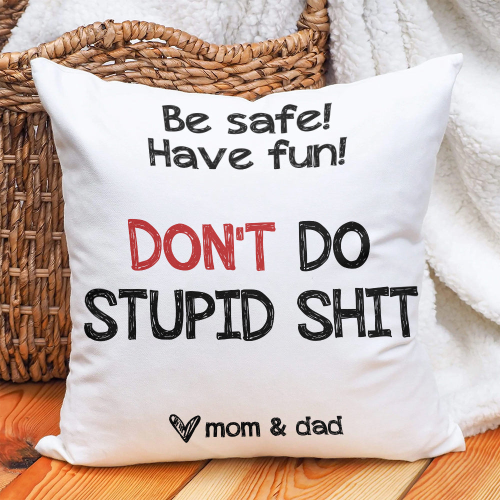 Personalized Canvas Pillow | Personalized Gift for Son | Loveable