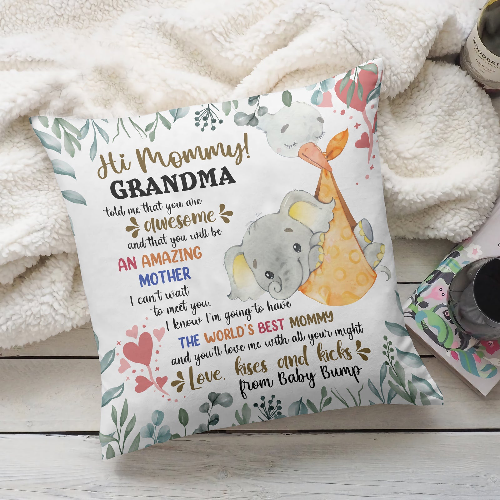 Canvas Pillow For Amazing Mother
