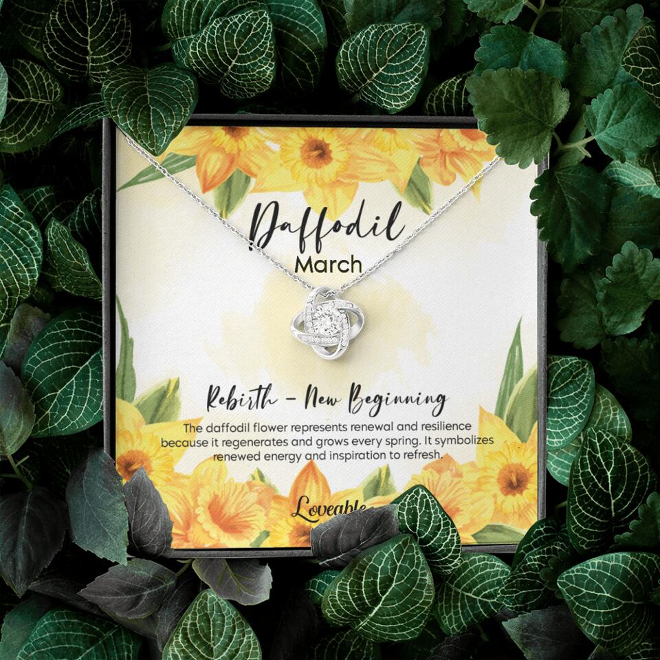 Rebirth New Beginning, Custom Name Love Know Necklace, Personalized Birthday Gift for Her