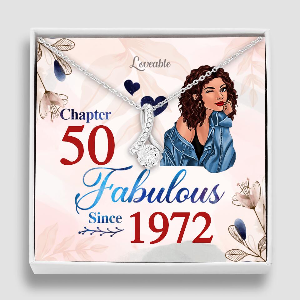 Chapter Of Fabulous Custom Necklace Birthday Gift For Her