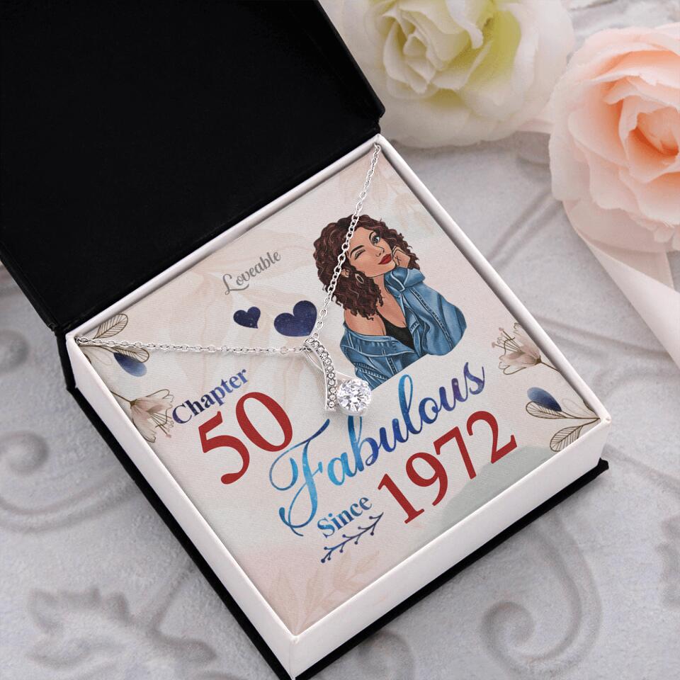 Chapter Of Fabulous Custom Necklace Birthday Gift For Her