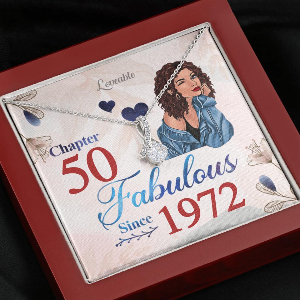 Chapter Of Fabulous Custom Necklace Birthday Gift For Her