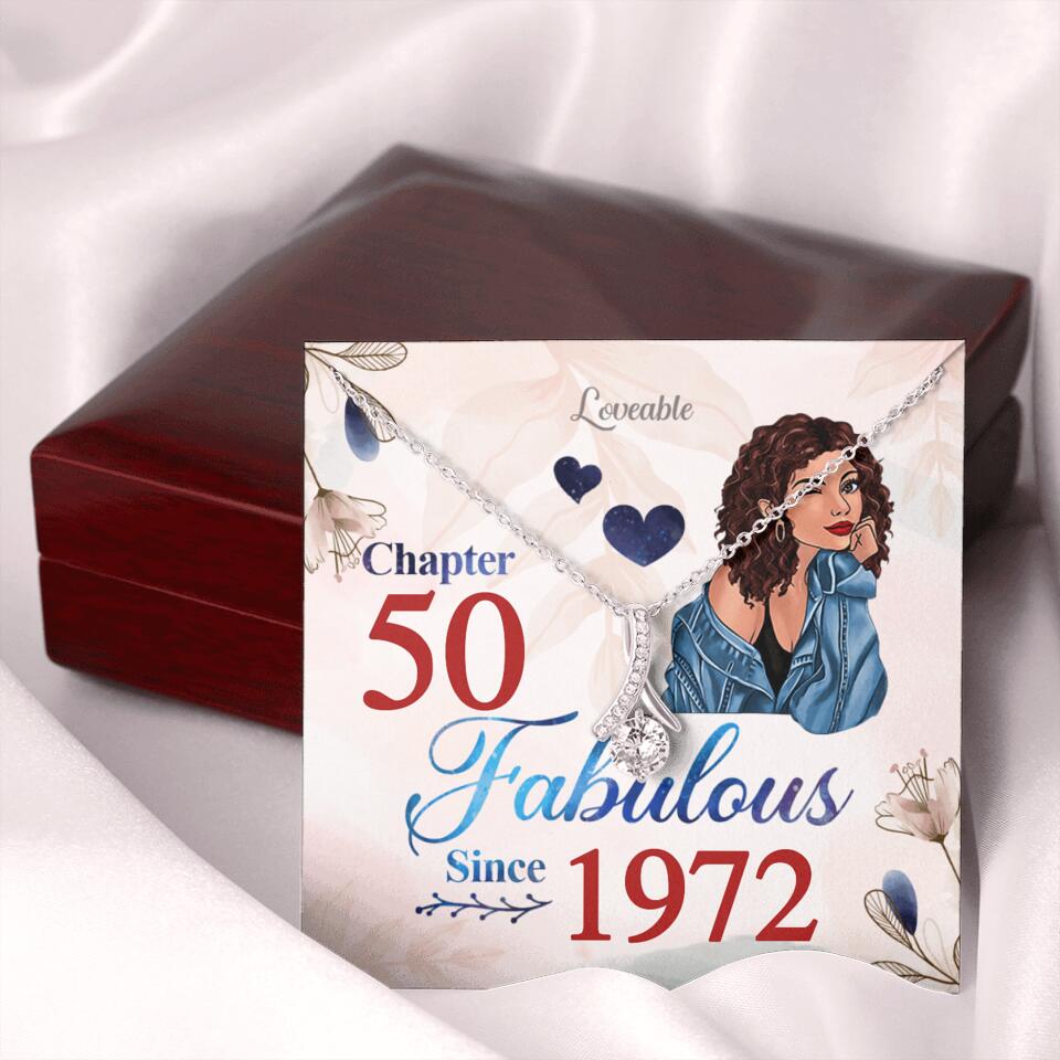 Chapter Of Fabulous Custom Necklace Birthday Gift For Her