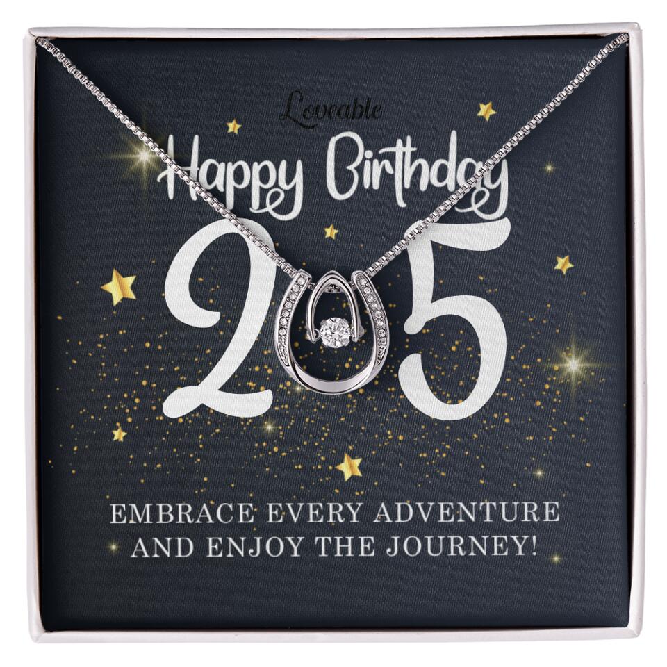 Embrace Every Adventure And Enjoy The Journey - Personalized Necklace