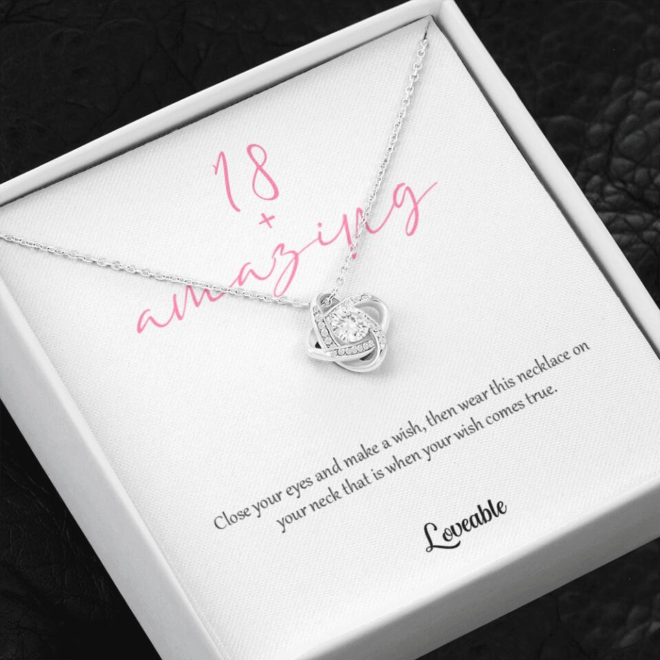 18+ Amazing Make Your Wish Come True Personalized Necklace