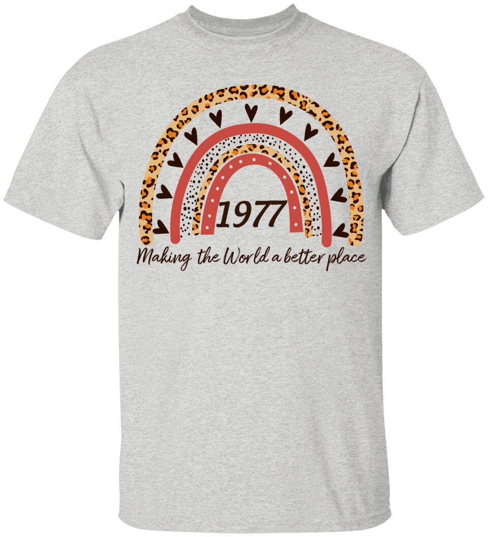 Making The World A Better Place - Personalized Tshirt