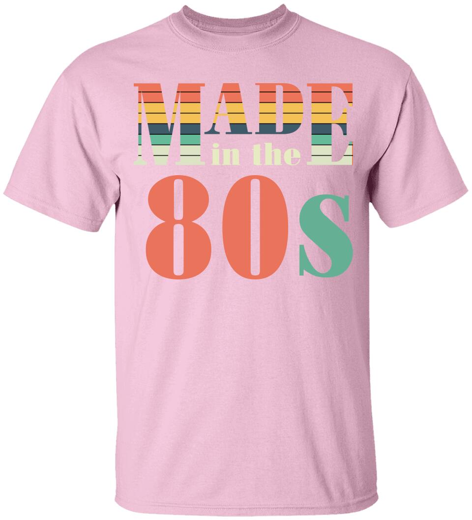 Made in the 80s Personalized Vintage Tshirt