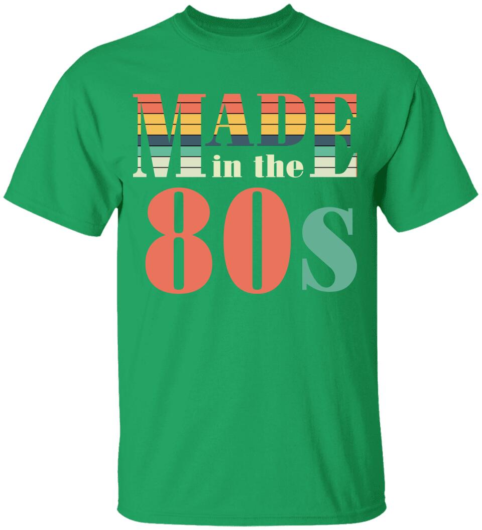 Made in the 80s Personalized Vintage Tshirt