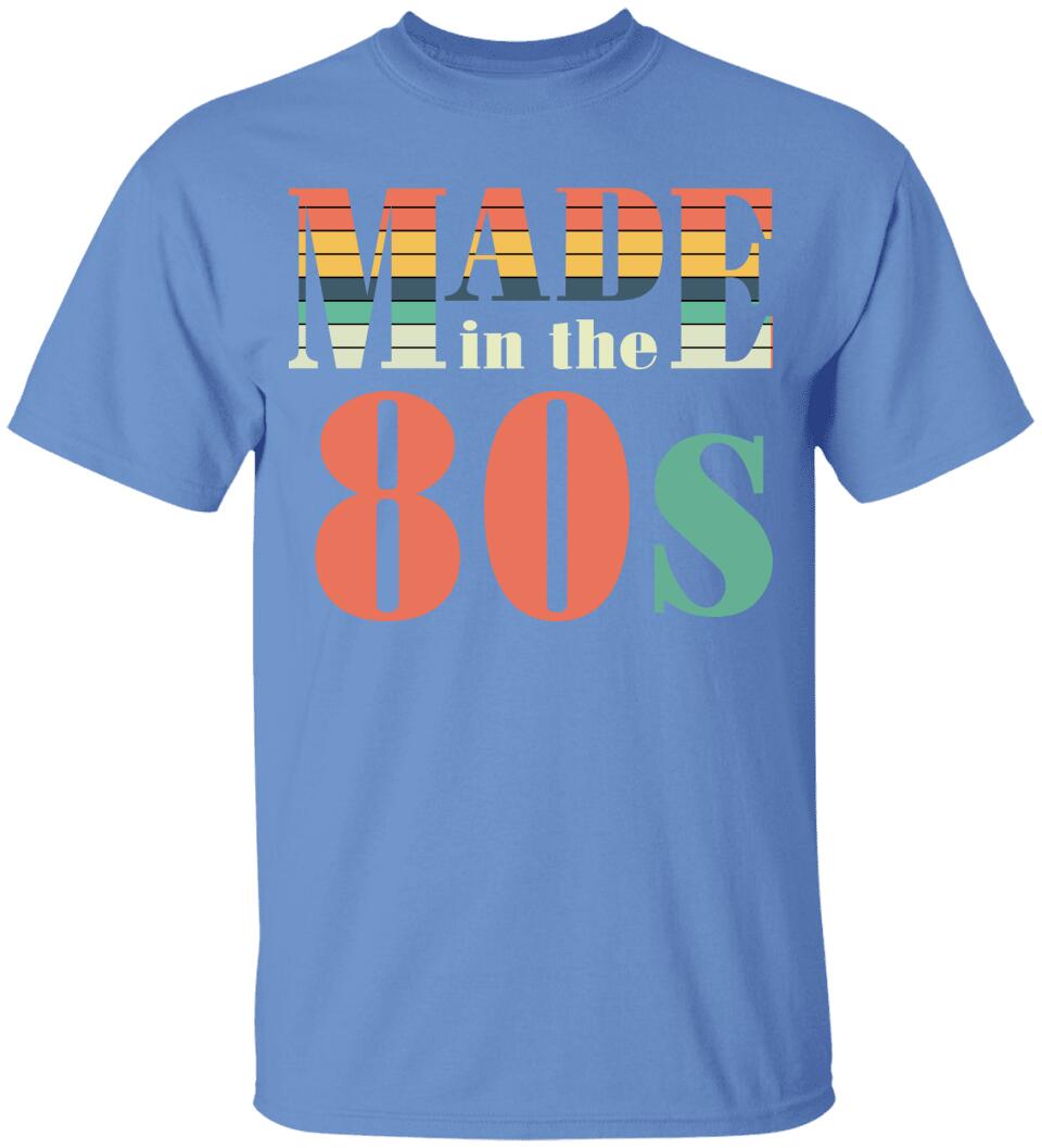 Made in the 80s Personalized Vintage Tshirt