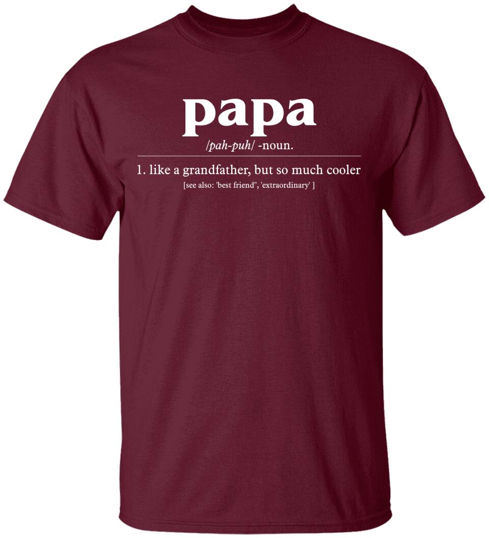 Papa Extraordinary Personalized Tshirt