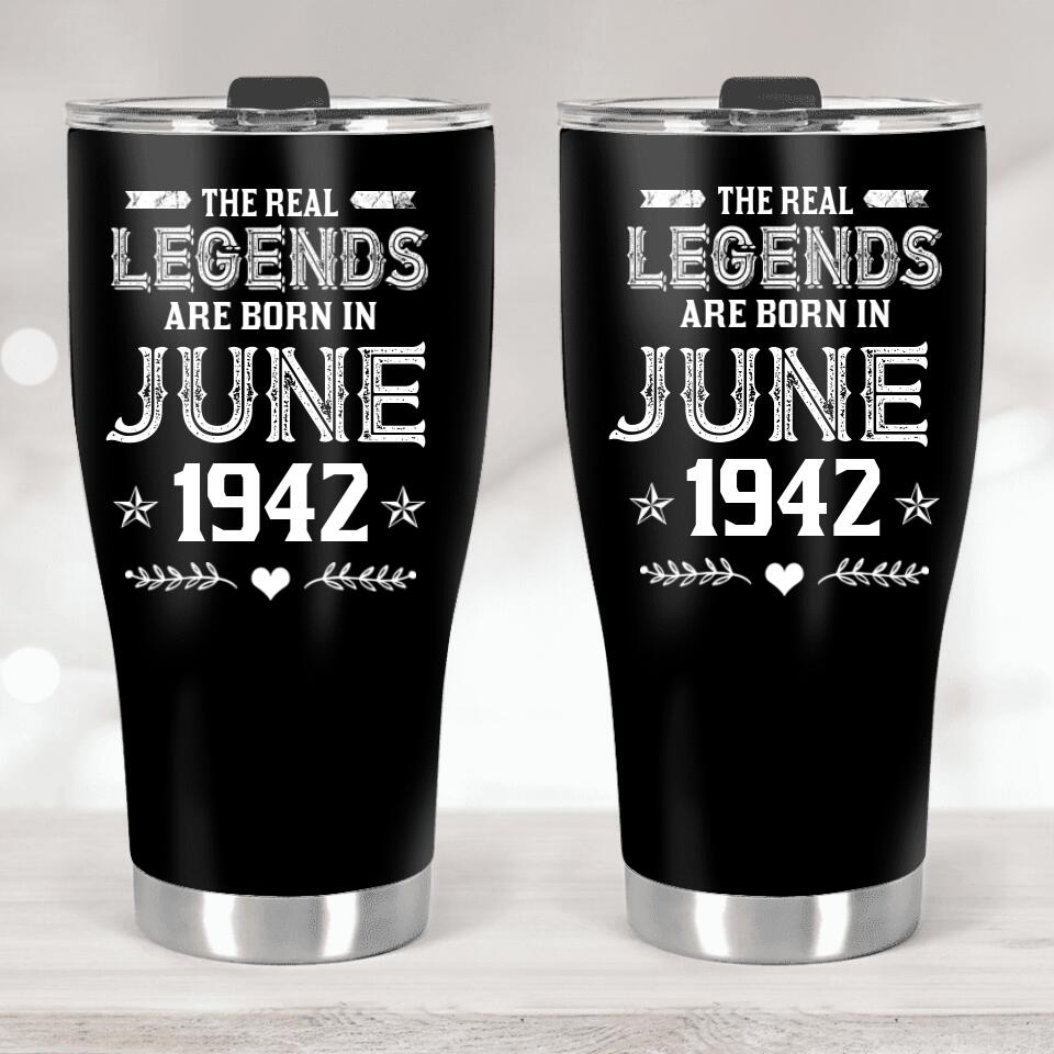 The Real Legend In June 1972 Aged To Perfection Personalized Tumbler