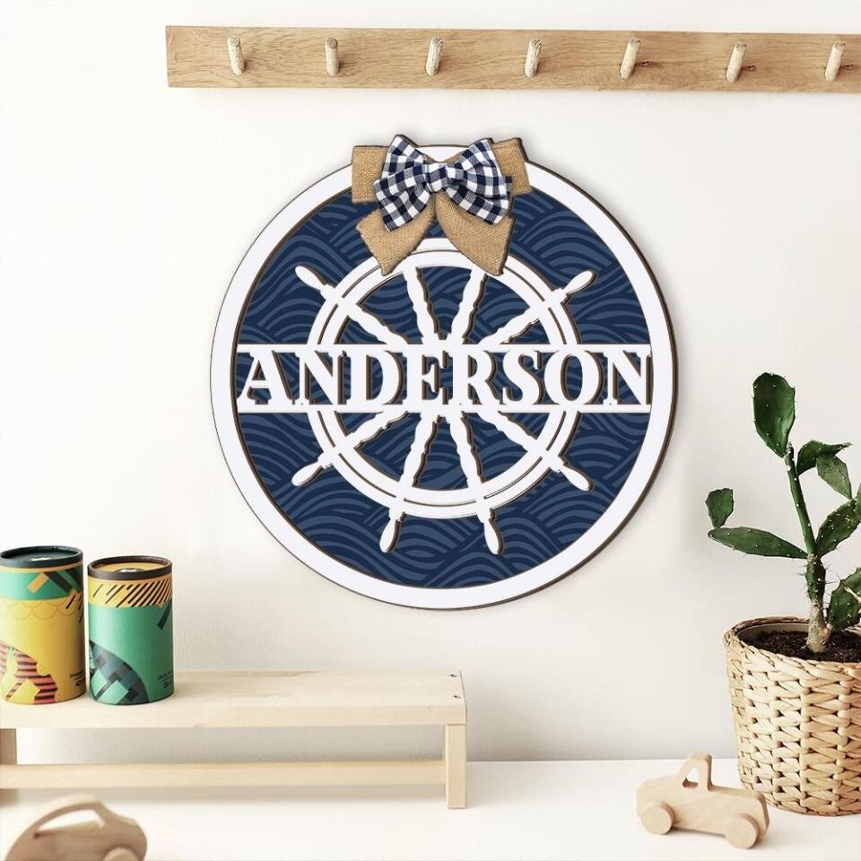 Wedding Anniversary Housewarming Gift Personalized Wooden Art