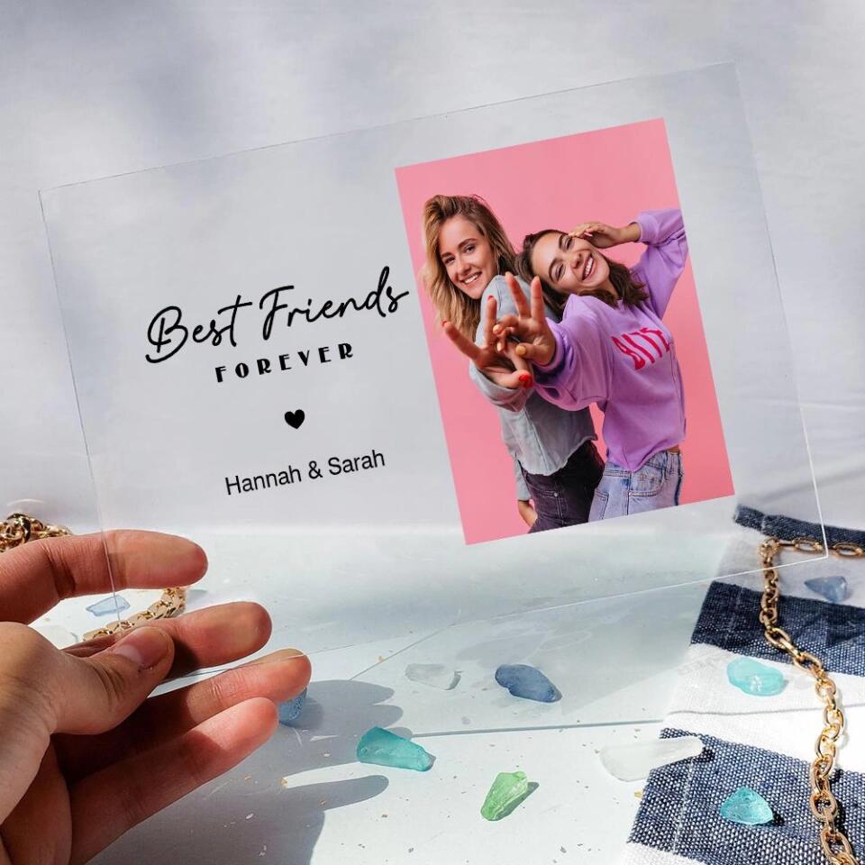 Best Friends Forever Custom Acrylic Plaque Gift For Friends