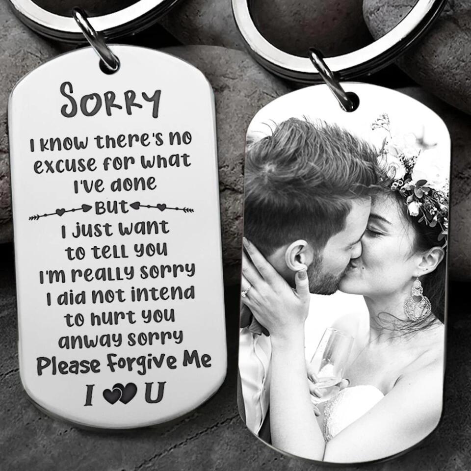 Relationship Sorry Quotes Please Forgive Me Custom Keychain Gift For Wife