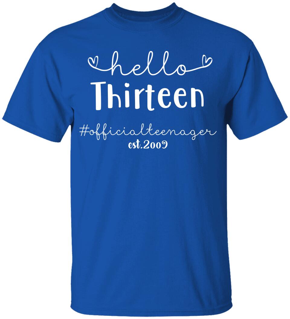 Official Teenager Hello New Age Personalized T shirt