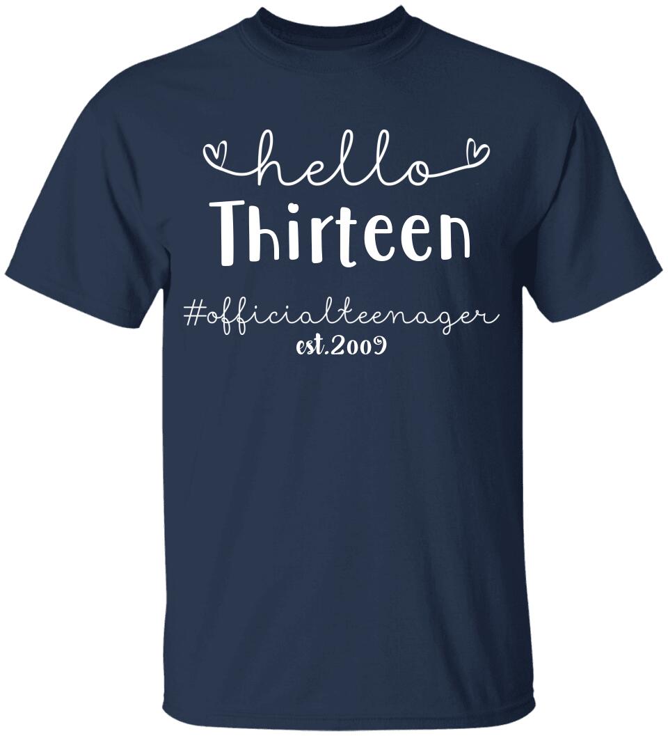 Official Teenager Hello New Age Personalized T shirt