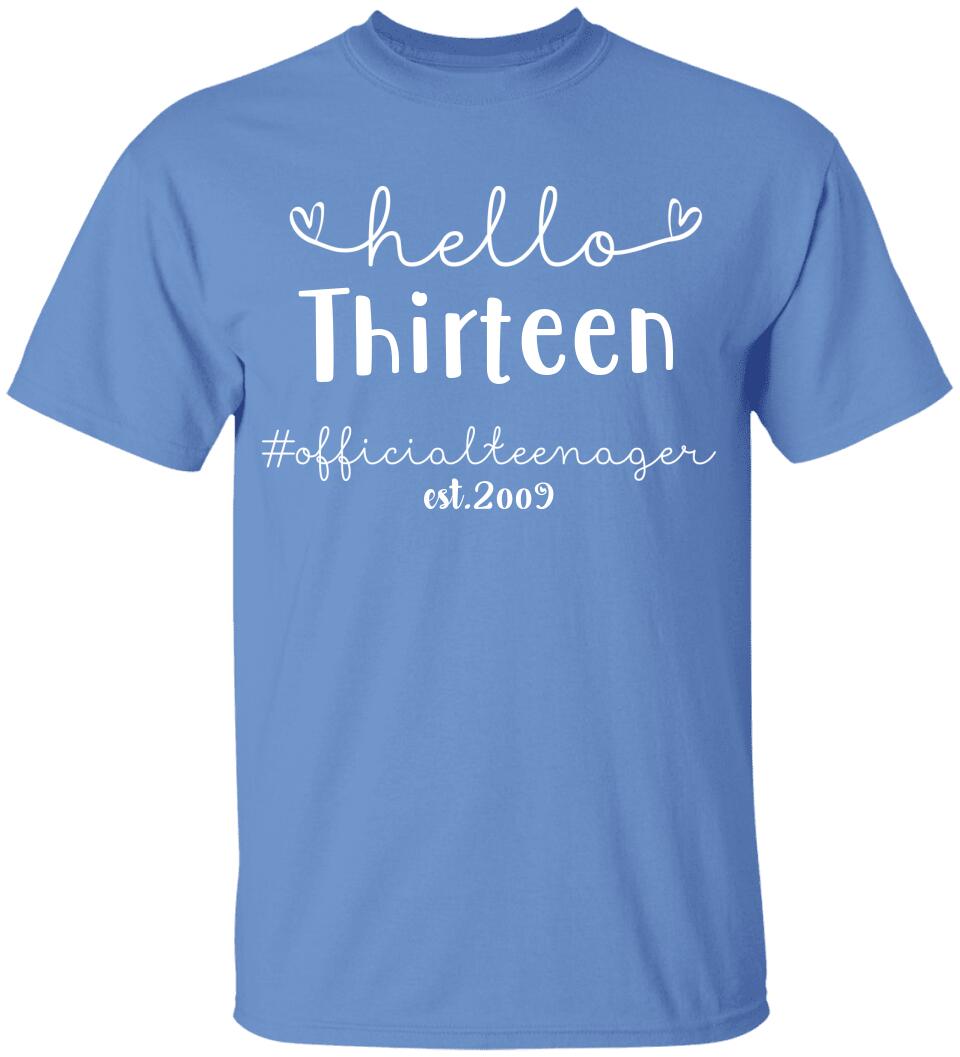 Official Teenager Hello New Age Personalized T shirt